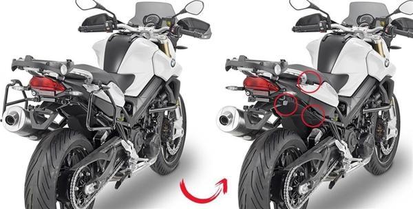 Givi PLR5118 BMW F800GT - F800R (09-19) Yan Çanta Taşıyıcı - Image 1