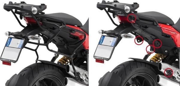 Givi PLXR312 DUCATI MULTISTRADA 1200 (10-14) Yan Çanta Taşıyıcı - Image 1