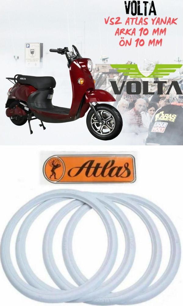 Kesmez Motor Atlas Yanak Volta Vs2 Ön 10 Mm Arka 10 Mm Yanak - Image 1