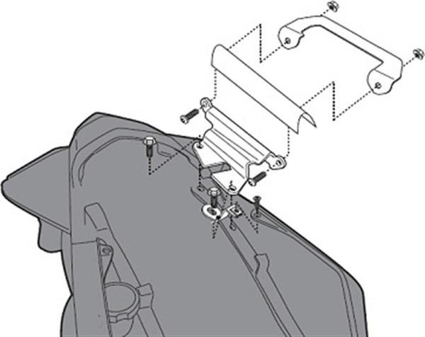 Givi 267KIT HONDA VFR 1200 F (10-16) Yan Çanta Taşıyıcı Bağlantı Kiti - Image 1