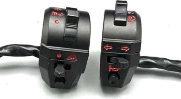 Kesmez Motor Cg 125 Sağ Sol Kumanda Takımı Ve Düğmeleri Siyah - Image 1