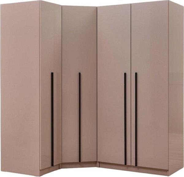 Tutku Yatak Corner 3 Çekmeceli 200 Cm Köşe Dolap / Gardrop - Image 1