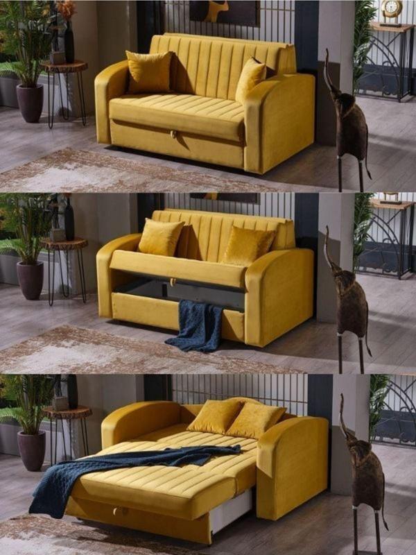 Tutku Yatak Grand 2 Kişilik Yataklı Bazalı Koltuk - Image 1