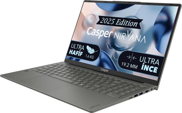 Casper Nirvana X600 i7-13620H 32GB 1TB SSD 15.6" Freedos Laptop X600.1362-DF00X-G-F - Image 1
