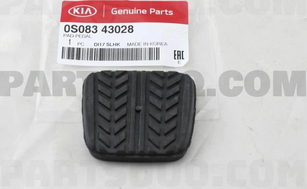 Pedal Lastiği Besta / E2200 / 323    88-05 / 626  88-02 / Bongo  97-04 / Pregıo  97-05 Fren (Oem No: - Image 1