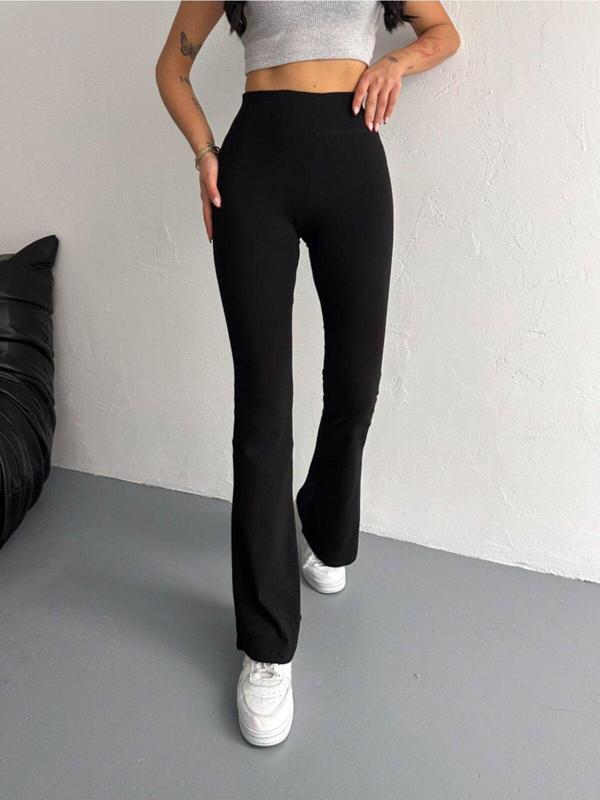 Winmoda Bersh Açık Gri İspanyol Paça Pantolon / İspanyol Paça - Image 1