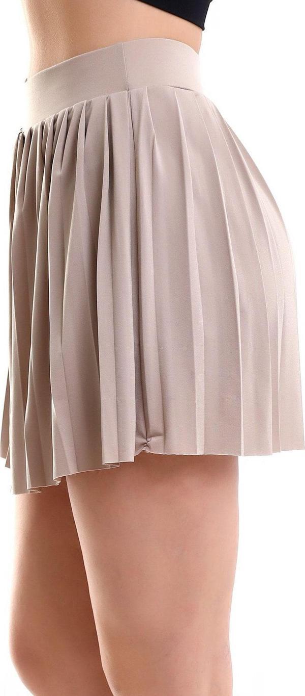 Winmoda Kadın Tenis Eteği Içi Taytlı Bej Rengi - Image 1