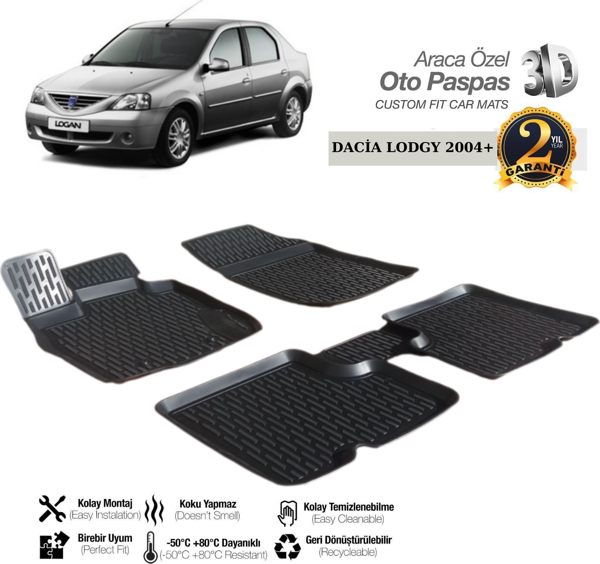 3.5D PASPAS SİYAH DACIA LODGY 2004+ - Image 1