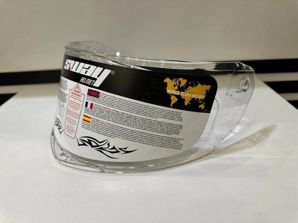 Kask Camı Sway 861 (CARBON SERİ )(Acerbis Krapon) Şeffaf - Image 1