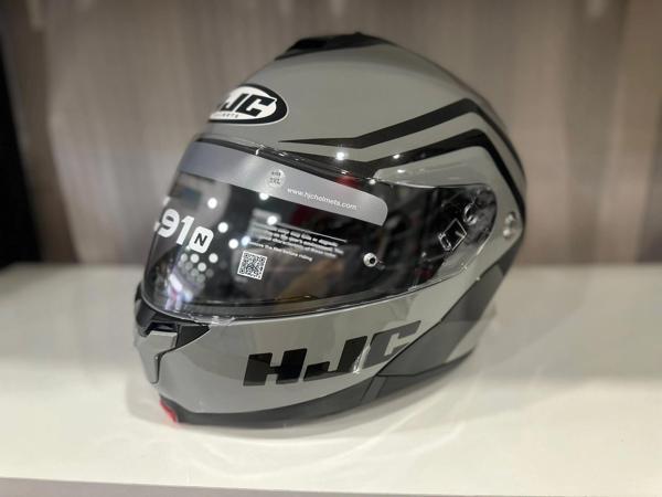 KASK HJC C91N KASK NEPOS MC5 PARLAK GRİ/SİYAH - Image 1