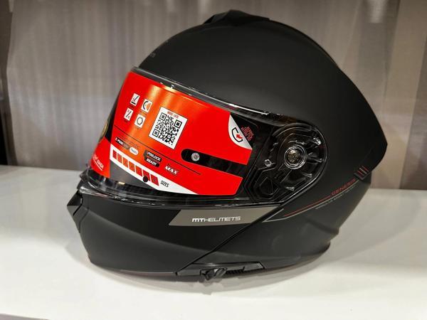 KASK MT GENESİS SV A2 ÇENE AÇILIR MAT SİYAH - Image 1