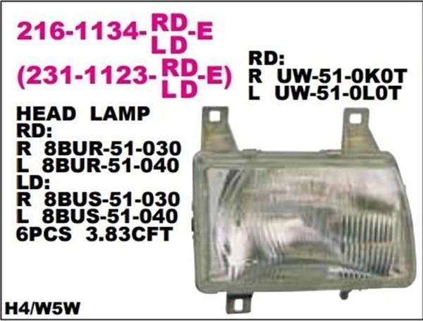 Far Sag Japon B2500 (Uf) 2.5 D 96-98 (Oem No: 8Bus-51-030) - Image 1