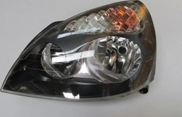 2002-2006 Renault Clio Sdhb Far Lambası Sol Elektrikli-Motorsuz Siyah 5Fişli (H1-H7) (Ayfar) (Adet)  - Image 1