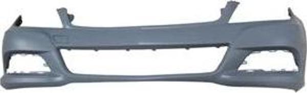 Mercedes C Class- W204- 11/13; Ön Tampon Gri (Astarlı Bant/Sensör/Far Yıkama Deliksiz)(Tw) (Oem No:  - Image 1