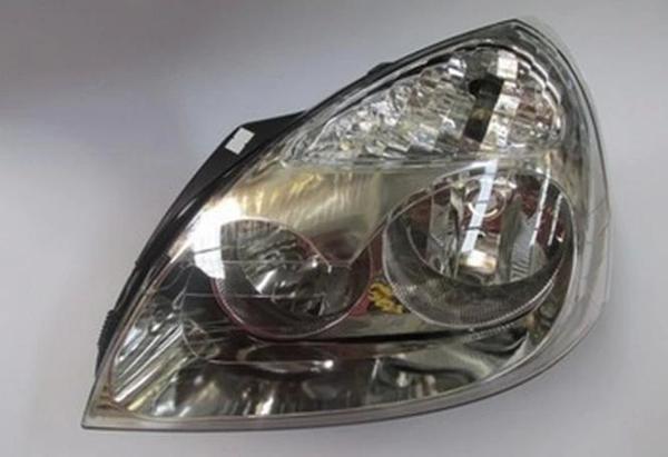 2002-2008 Renault Clio Sdhb Far Lambası Sol Elektrikli-Motorsuz Nikelajlı 5Fişli (H1-H7)(Ayfar) (Ade - Image 1