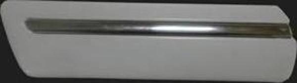 2000-2002 Mercedes E Class W210- Ön Çamurluk Bandı Sol Beyaz (Nikelaj Kaplamalı) Nik-Beyaz (Tyg) (Ad - Image 1