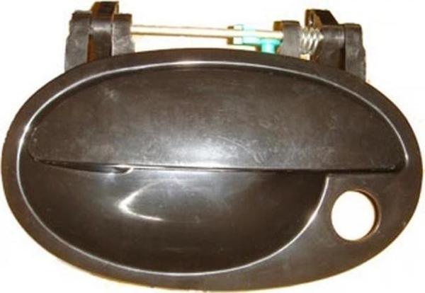 2003-2006 Opel Meriva Ön Kapı Dış Açma Kolu Sağ Kilit Delikli (Boyanır Tip Siyah)  (Adet) (Oem No:93 - Image 1