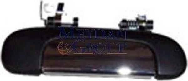 1999-2002 Mazda 323 Familia Arka Kapı Dış Açma Kolu Sağ Siyah (Elceği Nikelajlı)  (Adet) (Oem No:Pb2 - Image 1