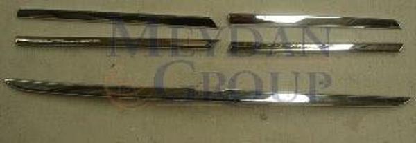 1998-2005 Mercedes Ml Class W163- Ön Panjur Çıtası Nikelajlı Set (5 Parça) (Adet) - Image 1