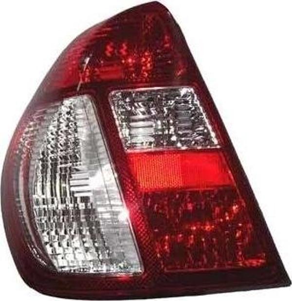 2002-2008 Renault Clio Sd Stop Lambası Sol (Kırmızı-Beyaz) (Pleksan) (Adet) (Oem No:8200403981) - Image 1