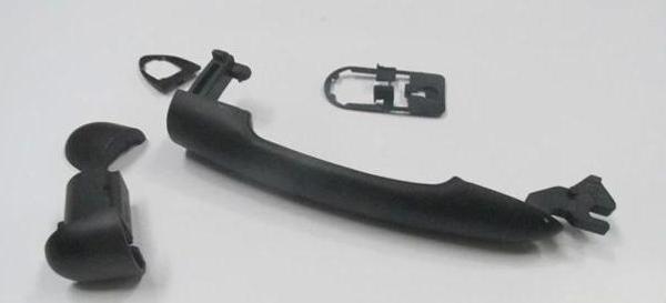 2003-2008 Nissan Primera P12 Arka Kapı Dış Açma Kolu Sağ Siyah (Boyanır Tip)  (Adet) (Oem No:80642Av - Image 1