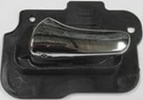 1996-1999 Opel Vectra B Arka Kapı İç Açma Kolu Sol Siyah (Elceği Nikelajlı) (Hushan) (Adet) (Oem No: - Image 1