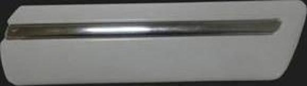 2000-2002 Mercedes E Class W210- Ön Çamurluk Bandı Sağ Beyaz (Nikelaj Kaplamalı) Nik-Beyaz (Tyg) (Ad - Image 1