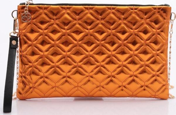 Dgn 4004 Kadin Baklava Dilimi Desenli Portföy Çanta - Image 1