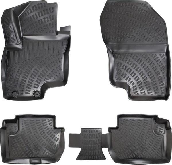 Rizline Mitsubishi Outlander 2011-2021 Araca Özel 3D Havuzlu Paspas Siyah Bmy - Image 1