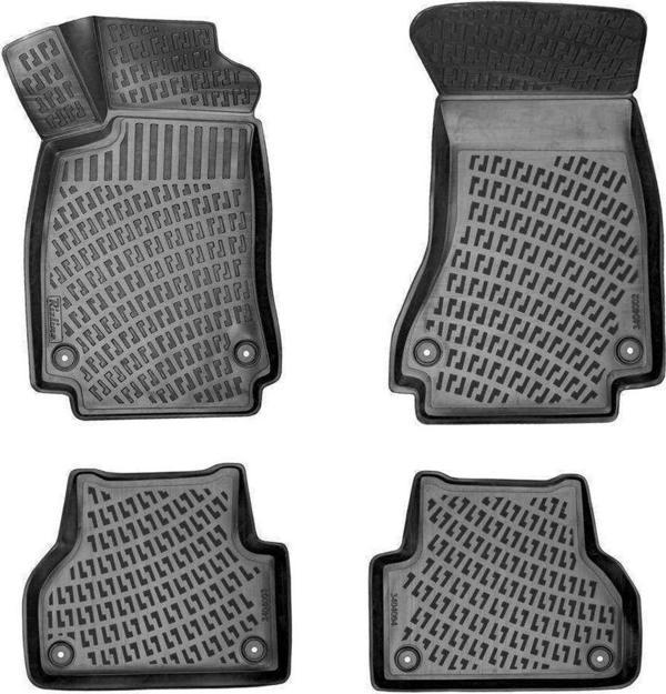 Rizline Audi A4 3D Paspas Havuzlu Sedan B9 2015 - 2020 Arası Siyah 4 Parça Set - Image 1