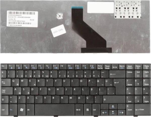 İnfostar Lg  A505 Uyumlu Notebook Klavyesi - Siyah - TR - Image 1