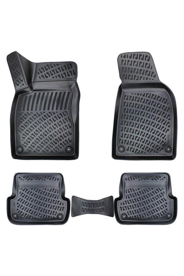 Rizline Audi A4 B6 2002 Araca Özel Tasarım 3D Havuzlu Paspas - Image 1