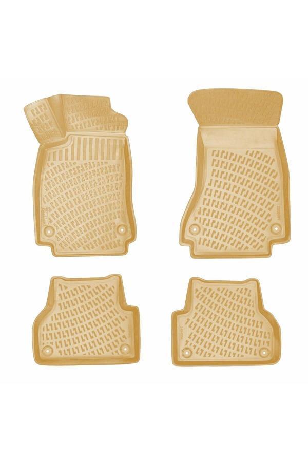 Rizline Audi A4 B9 2023 Araca Özel Tasarım 3D Havuzlu Bej Paspas - Image 1