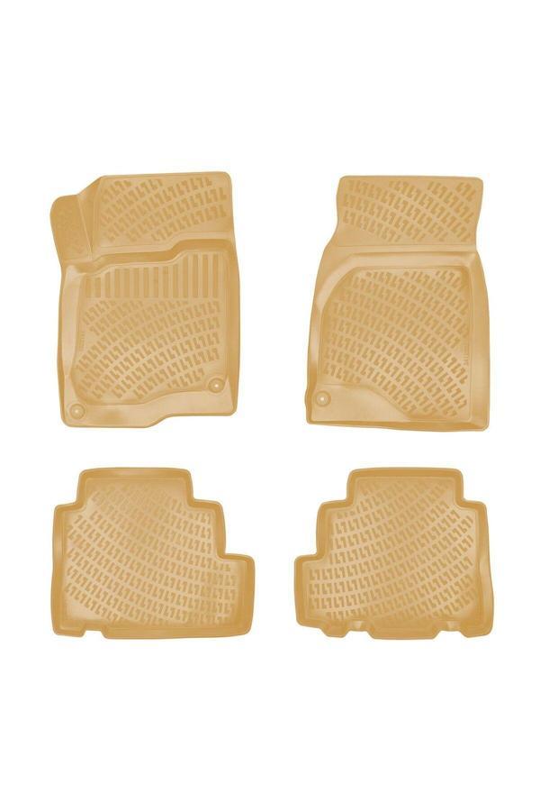 Rizline Chevrolet Captiva 2016 Araca Özel Tasarım 3D Havuzlu Bej Paspas - Image 1