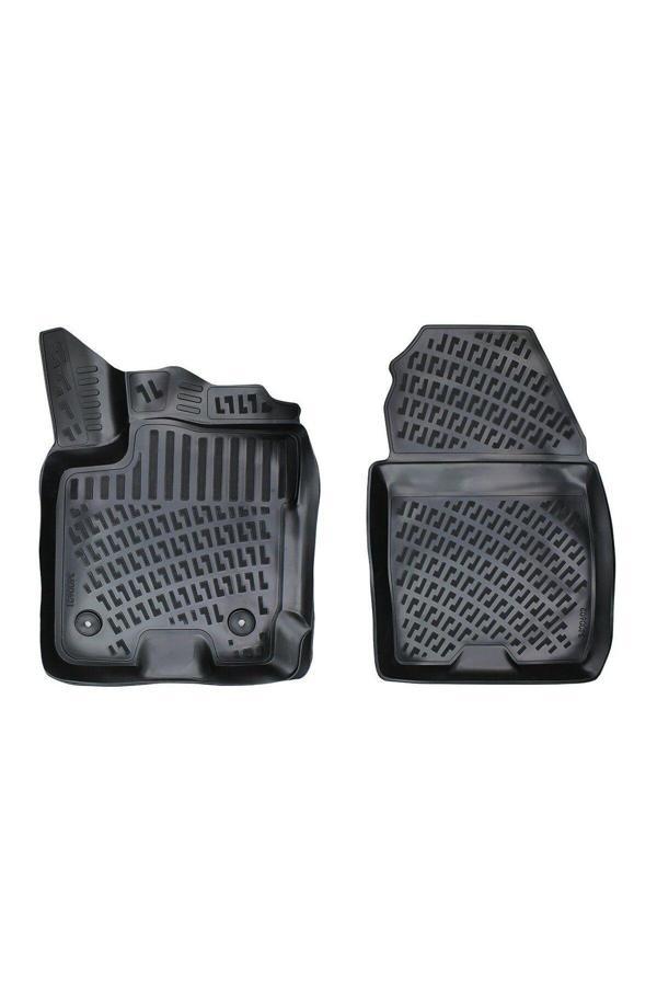 Rizline Ford Courier Panelvan (2 Parça) 2018 Araca Özel Tasarım 3D Havuzlu Paspas - Image 1