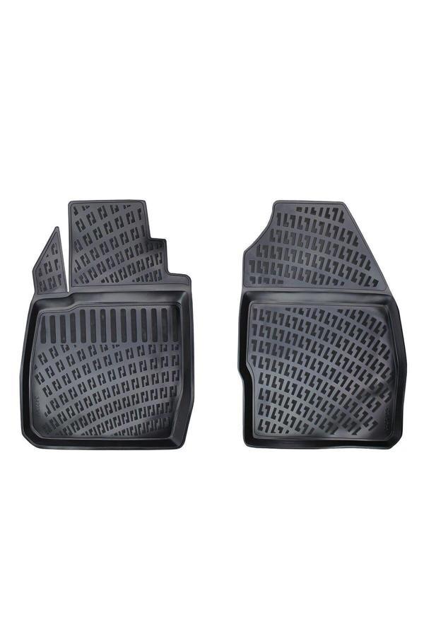 Rizline Ford Fiesta Panelvan ( 2 Parça) 2002 Araca Özel Tasarım 3D Havuzlu Paspas - Image 1