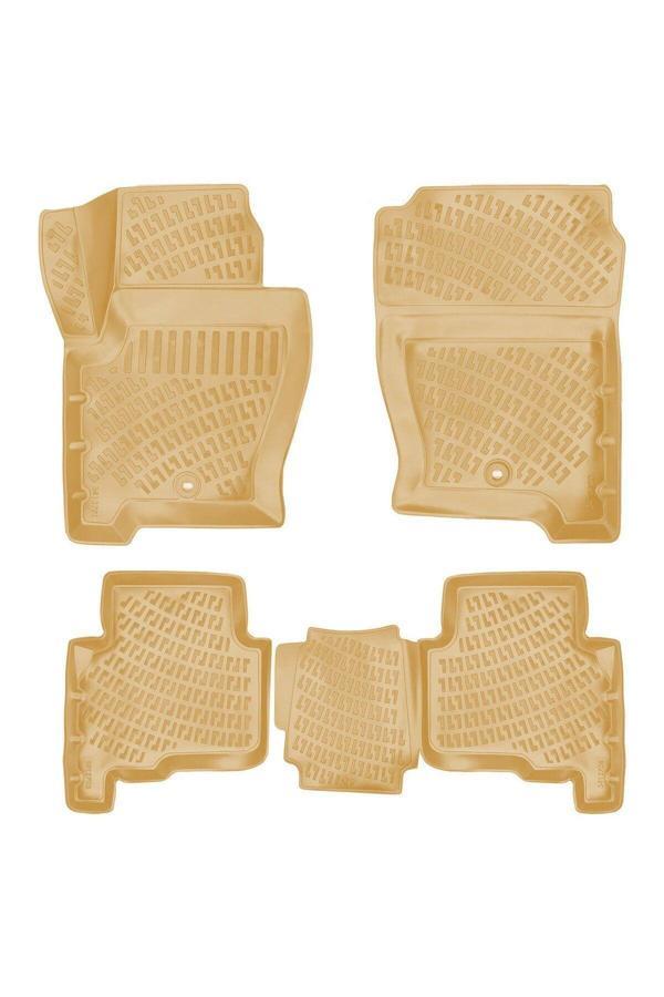 Rizline Land Rover Discovery 3 2008 Araca Özel Tasarım 3D Havuzlu Bej Paspas - Image 1