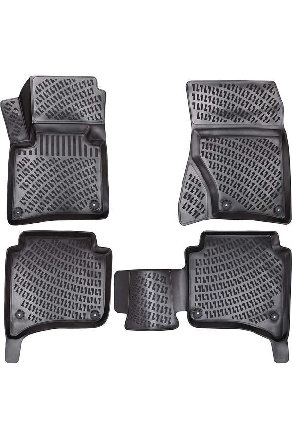 Rizline Porsche Cayenne 2 Bölge Klimalı 2014 Araca Özel Tasarım 3D Havuzlu Paspas - Image 1