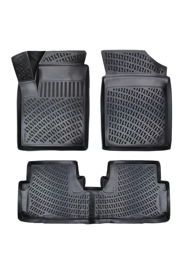 Rizline Peugeot Partner 1 2007 Araca Özel Tasarım 3D Havuzlu Paspas - Image 1