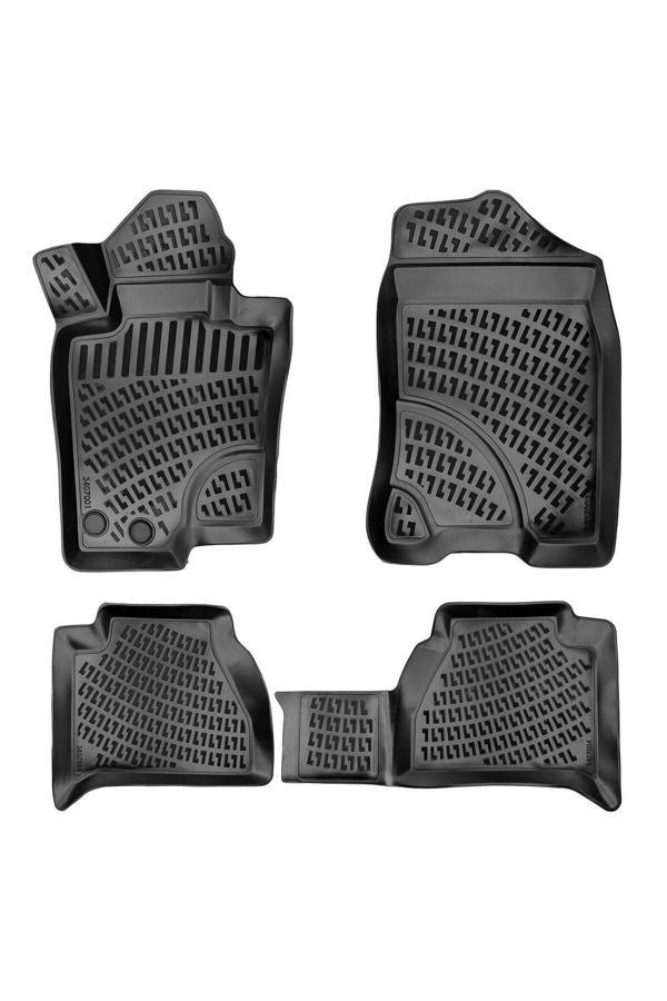 Rizline Renault Alaskan 2019 Araca Özel Tasarım 3D Havuzlu Paspas - Image 1