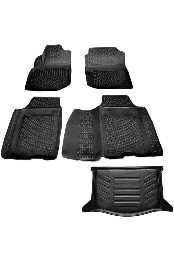 Rizline Honda Jazz 3D Havuzlu Paspas + 3D Bagaj Havuzu 2009-2014 Arası Marka-Dönmezotoaksesuar - Image 1