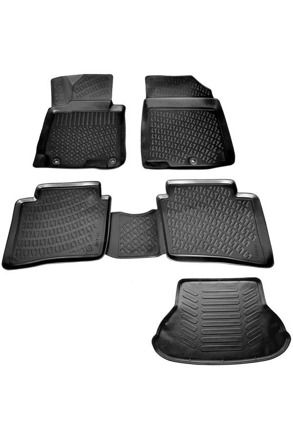 Rizline Hyundai Elantra 3D Havuzlu Paspas + 3D Bagaj Havuzu 2011-2015 Arası - Image 1