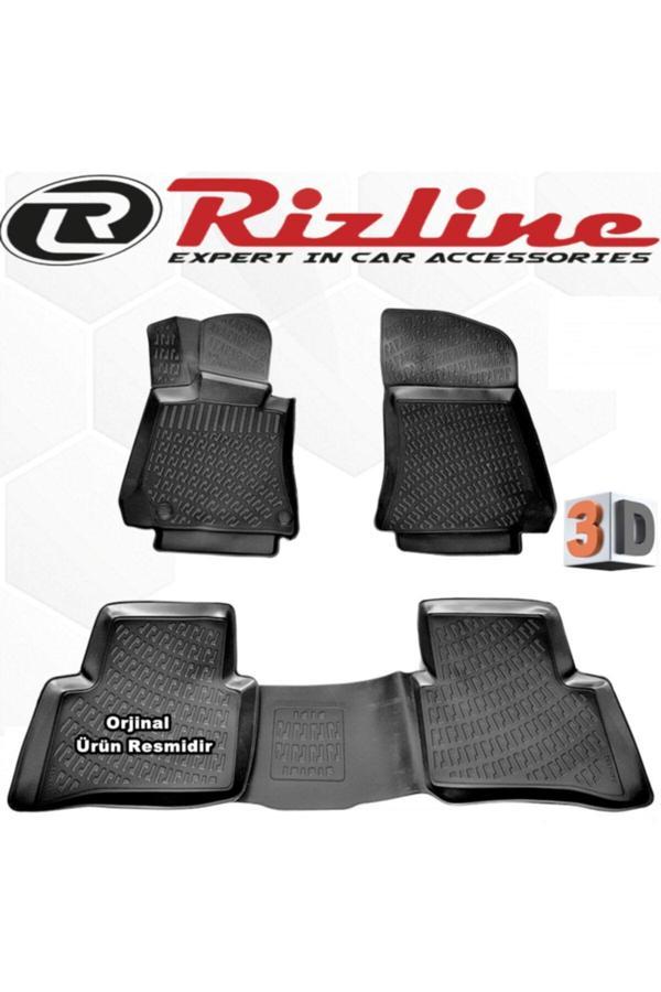 Rizline Mercedes W212 3D Paspas Havuzlu Siyah E Serisi 2010-2015 Arası 4 Parça Set - Image 1