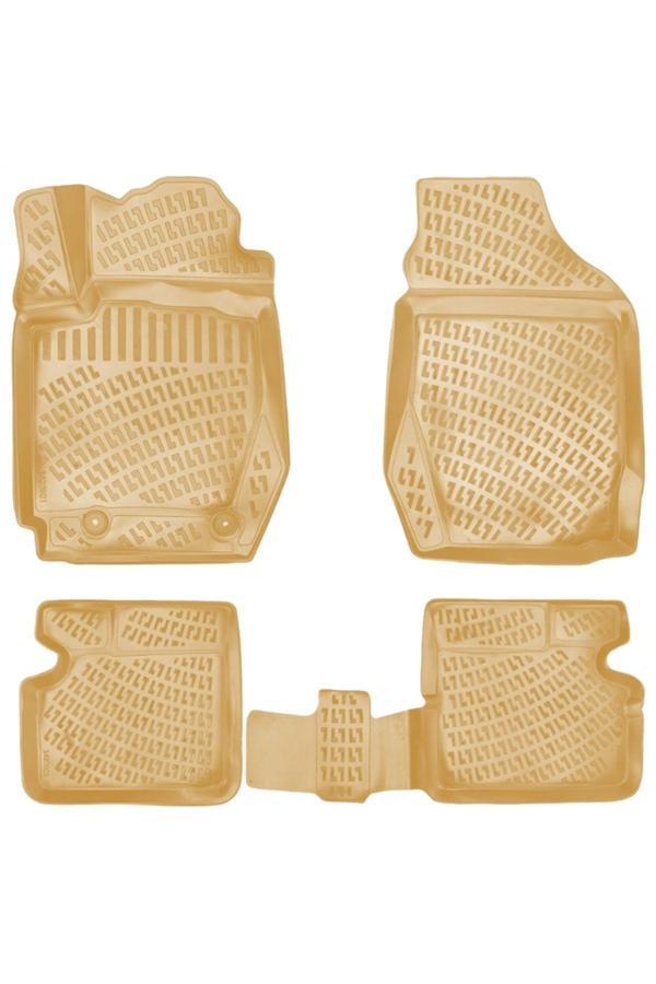 Rizline Toyota Corolla 3D Paspas Havuzlu Paspas Hb Kasa Bej 2001 - 2007 Arası Bej Marka - Image 1