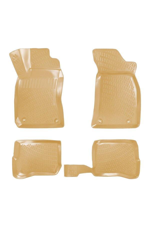 Rizline Skoda Super B 2001 Araca Özel Tasarım 3D Havuzlu Bej Paspas - Image 1