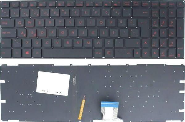 İnfostar Asus GL702V Notebook Klavye Tuş Takımı-ışıklı - Image 1