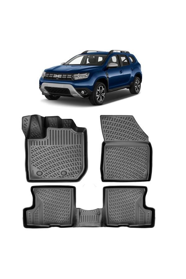 Rizline Dacia Duster 4X2 2023 Araca Özel Tasarım 3D Havuzlu Paspas - Image 1