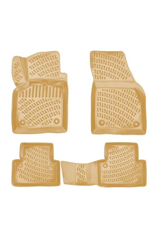 Rizline Volvo S40 2004 Yeni Kasa Araca Özel Tasarım 3D Havuzlu Bej Paspas - Image 1