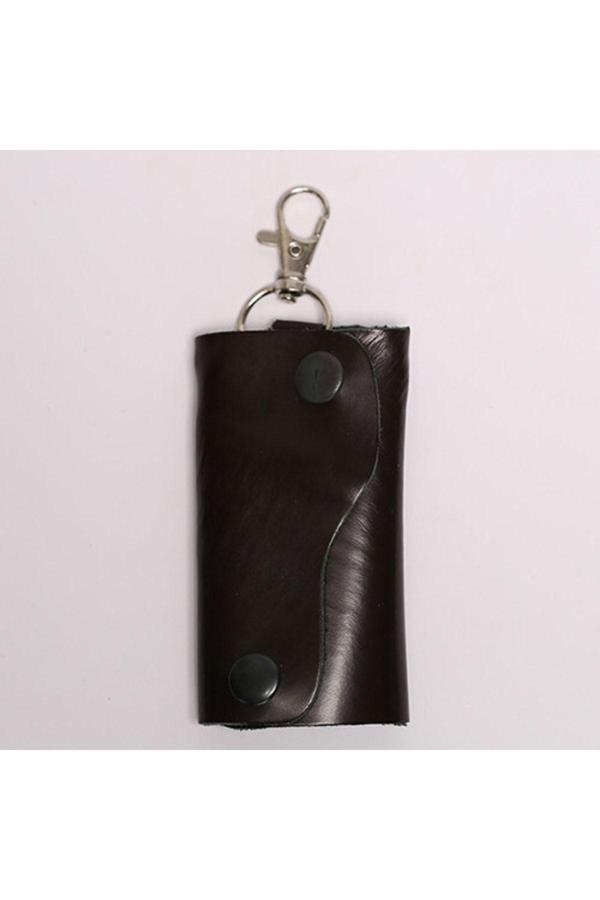 New Life Promosyon Nl Deri Siyah Anahtarlık - Image 1