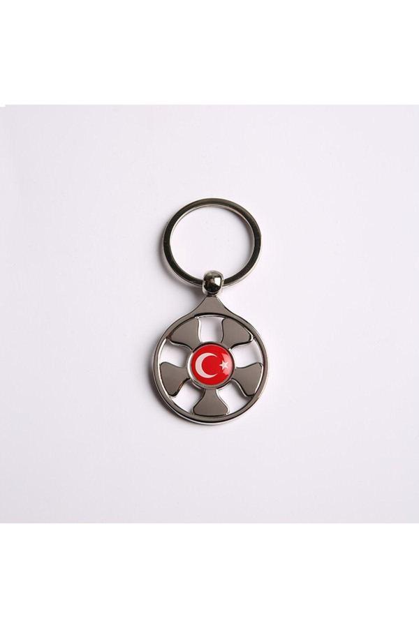 New Life Promosyon Nl Bayrak Temalı Çelik Anahtarlık - Image 1